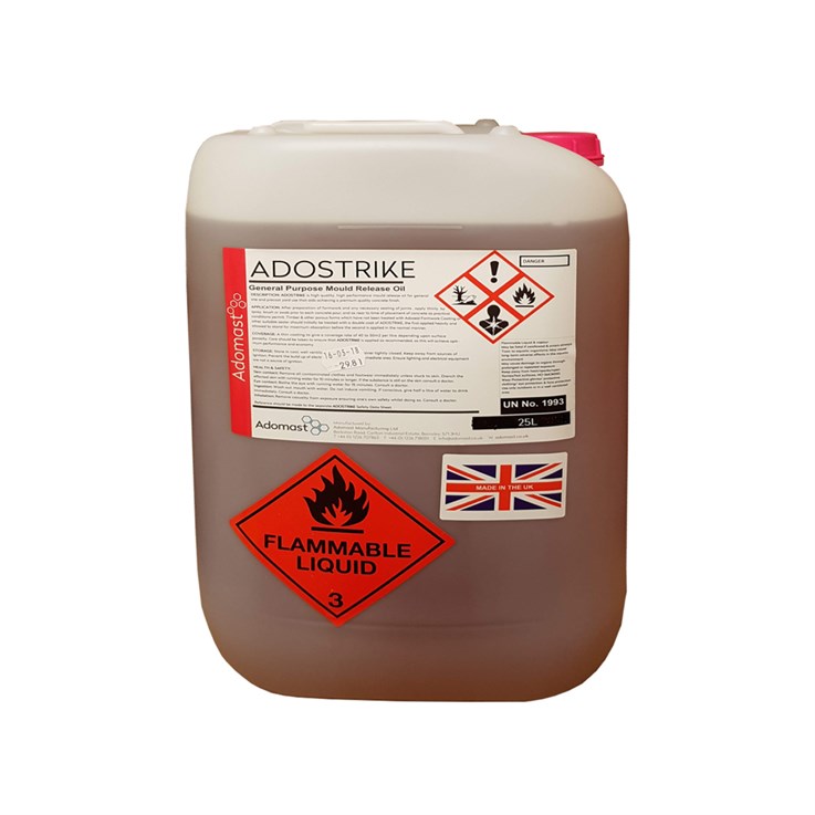 Adostrike Mould Release Oil 25Ltr